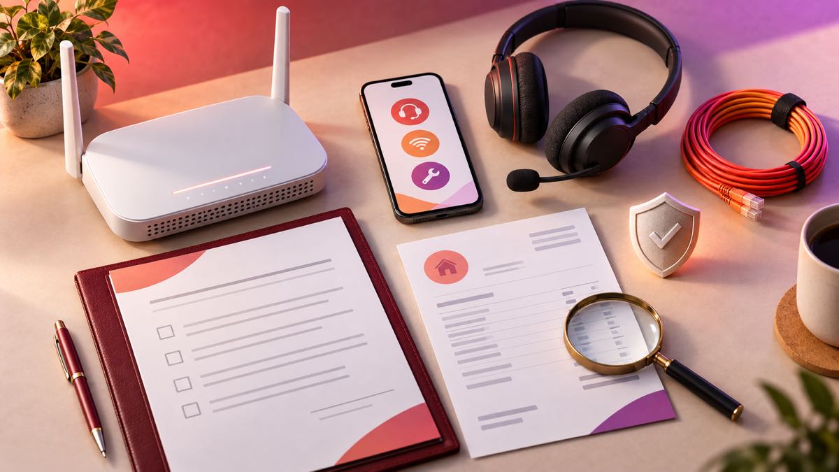 Lista de verificación para elegir un proveedor legal de internet y televisión